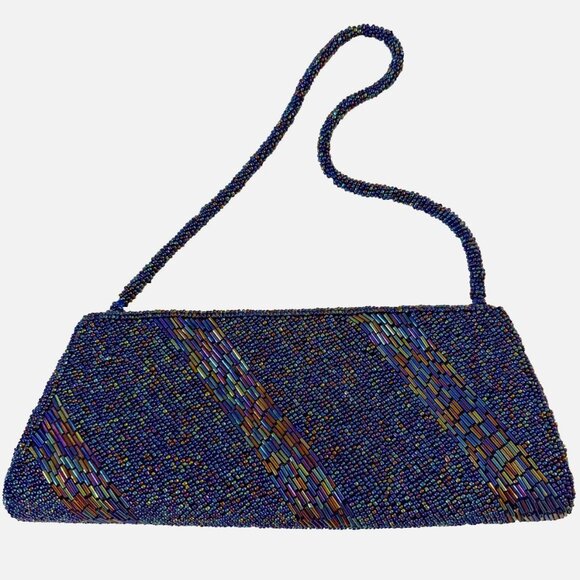 Bijoux Terner Beaded shoulder purse - Picture 1 of 6